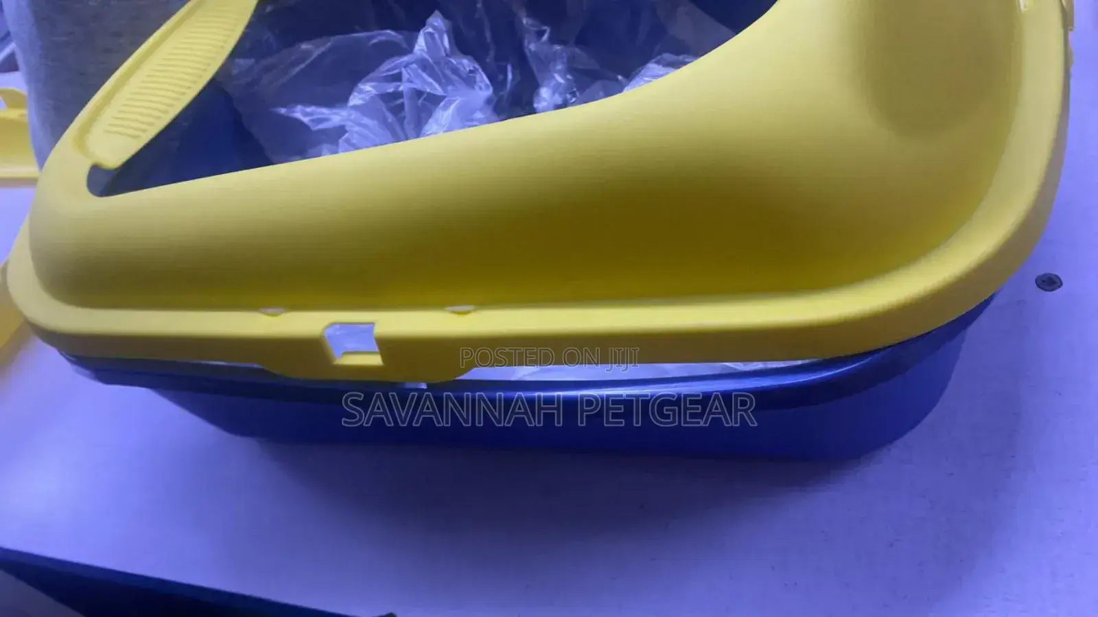 Cat Litter Box, High-Sided Rim Litter Scoop (Defective Cover