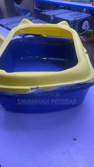 Cat Litter Box, High-Sided Rim Litter Scoop (Defective Cover