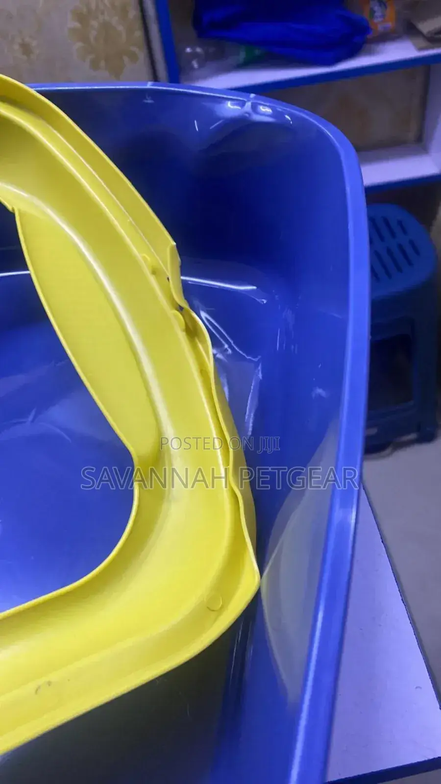 Cat Litter Box, High-Sided Rim Litter Scoop (Defective Cover