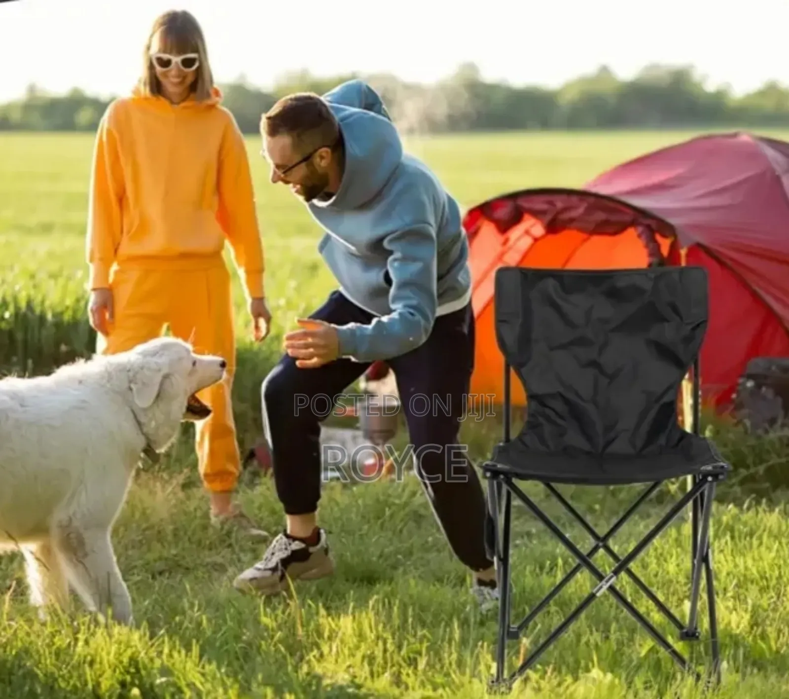 Foldable Canvas Camping Chair