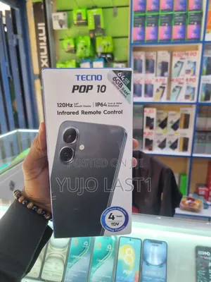 New Tecno Pop 10 64 GB Black