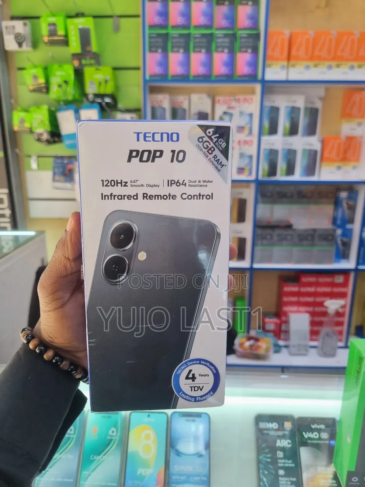 New Tecno Pop 10 64 GB Black