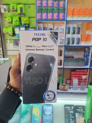 New Tecno Pop 10 64 GB Black
