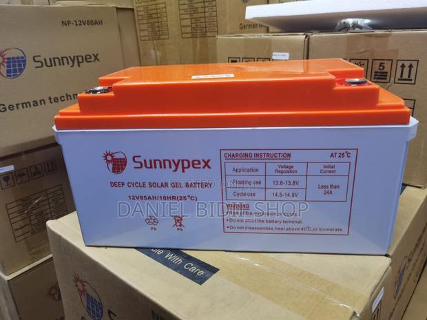 Sunnypex Deep Cycle Solar Battery 65ah 12v