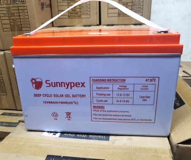 Sunnypex 12v 80 Ah Deep Cycle Solar Battery