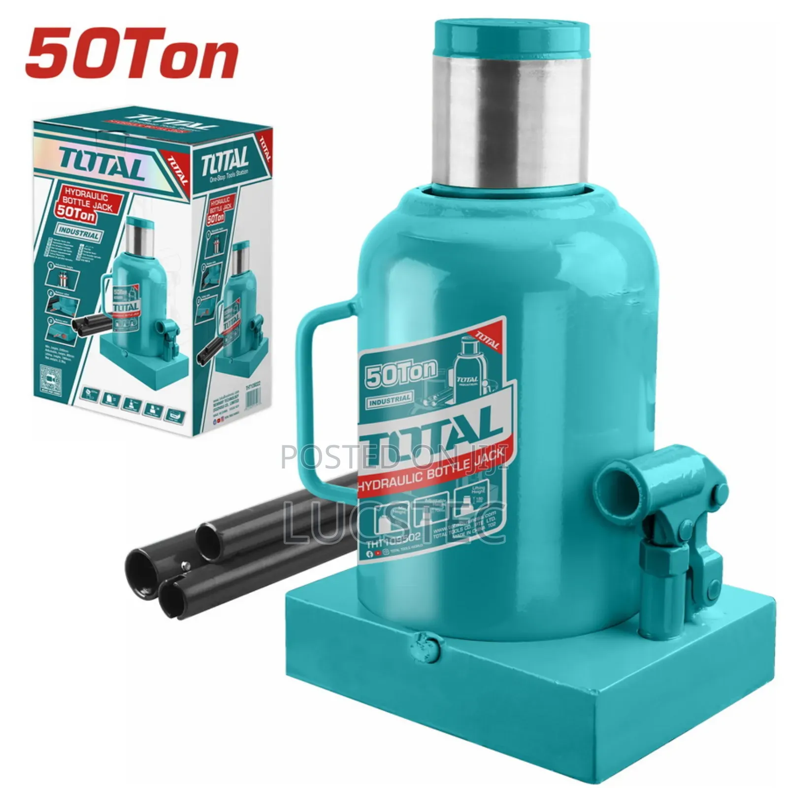 Total Hydraulic Bottle Jack 50t