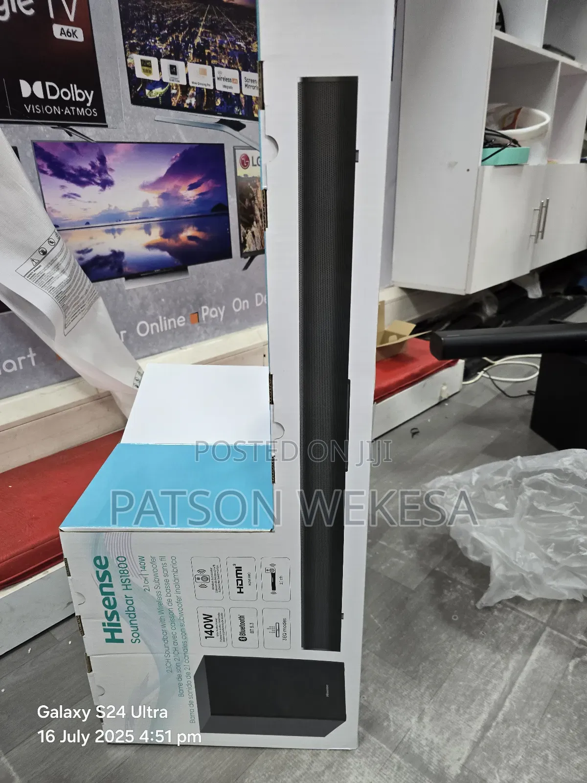 Hisense Hs1800 140w Soundbar | 2.1 Channel Soundbar