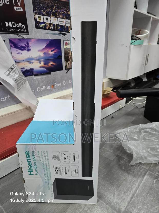 Hisense Hs1800 140w Soundbar | 2.1 Channel Soundbar
