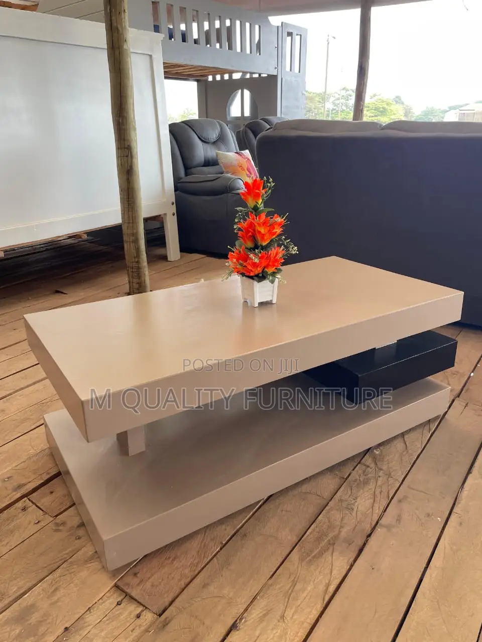 Beige Classy Coffee Table
