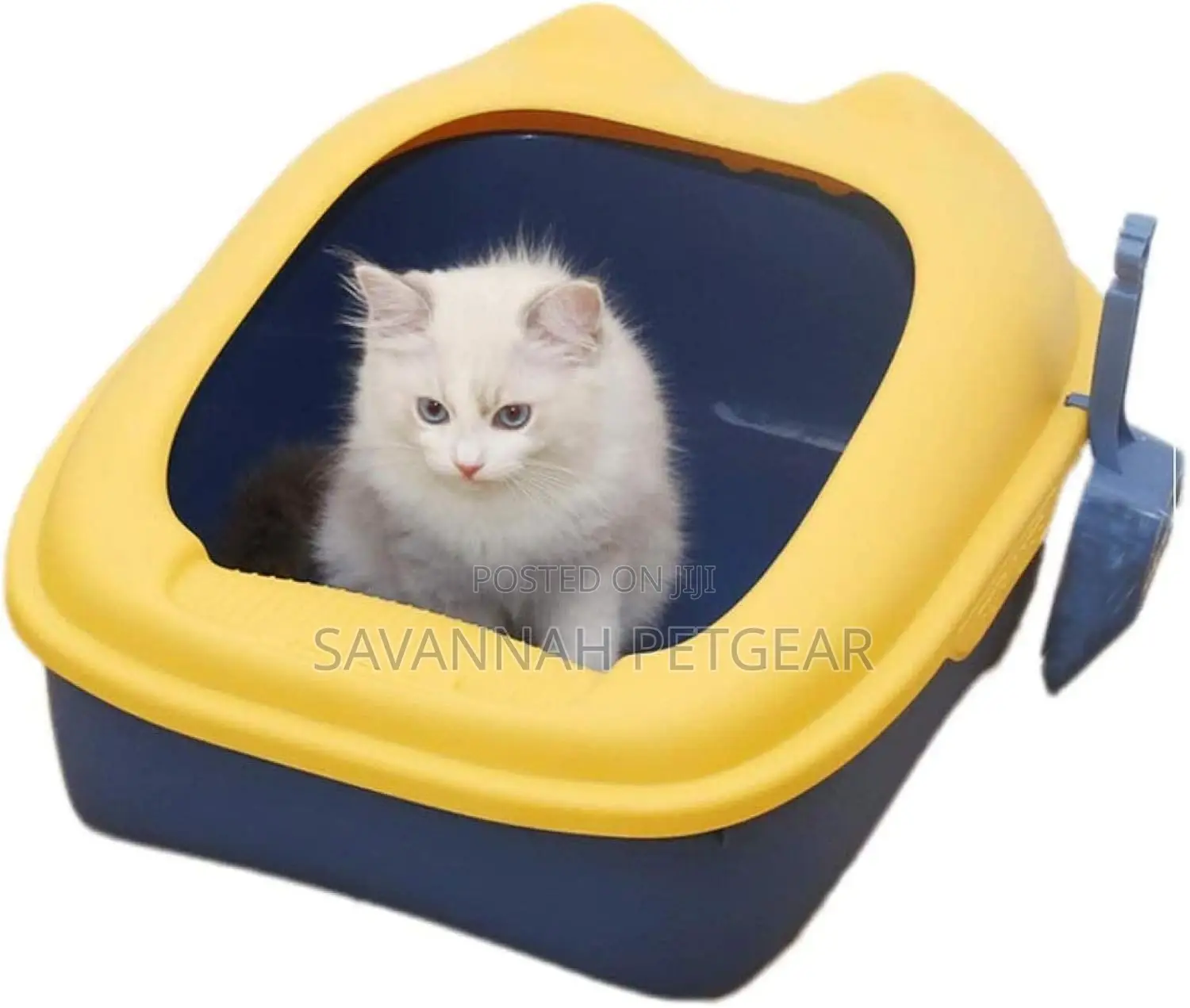 Cat Toilet, High-Side Splash-Proof Litter Box + Litter Scoop