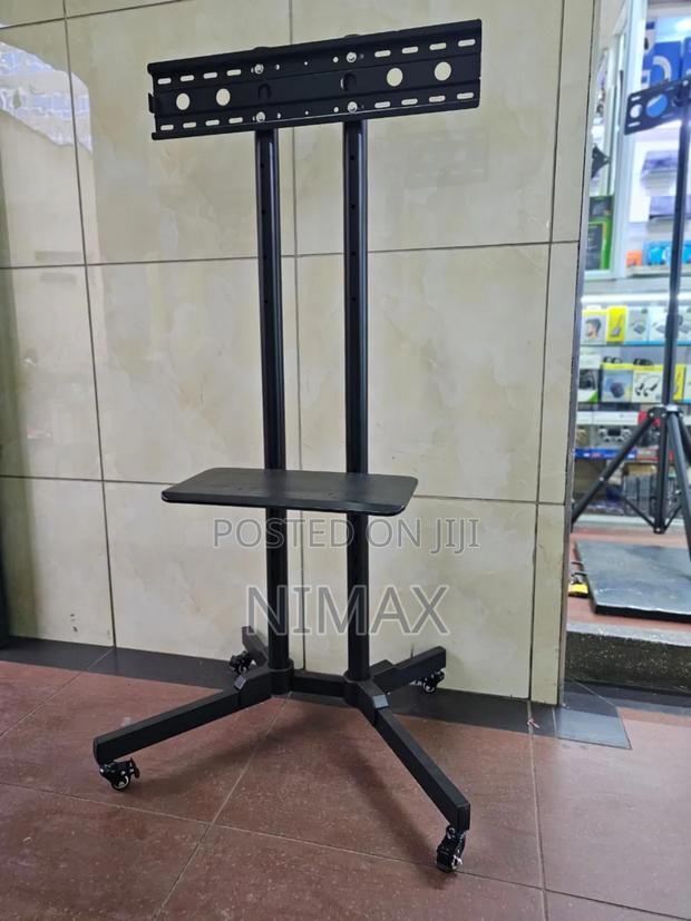 Mobile Tv Stand With Roller 32 -80 Inches
