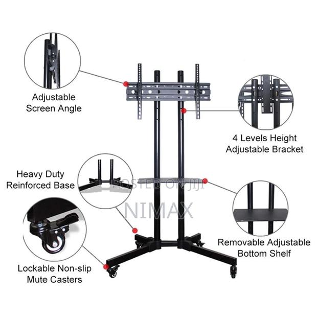 Mobile Tv Stand With Roller 32 -80 Inches - thumbnail 2