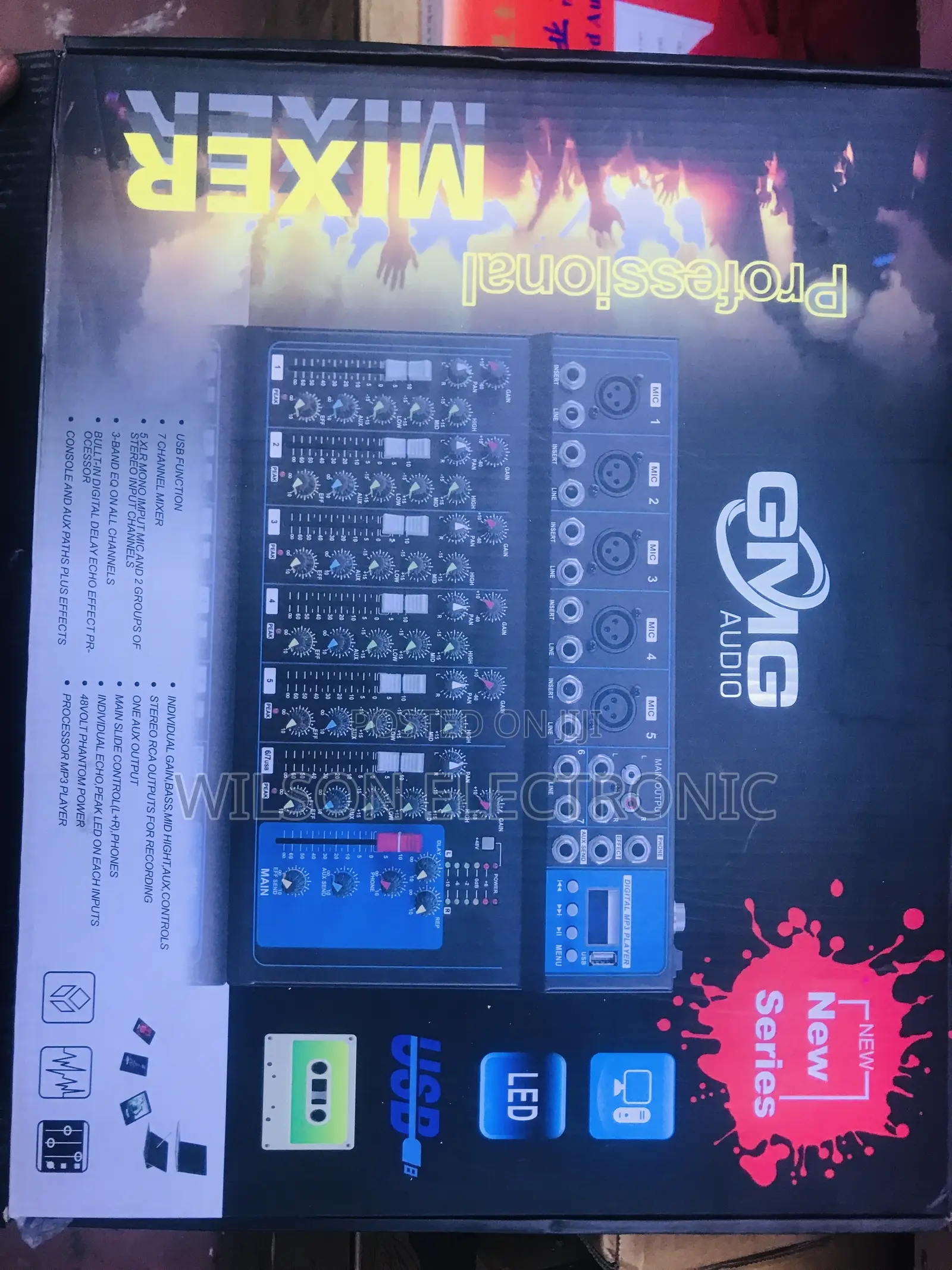 Live Mixer. 7 Channel