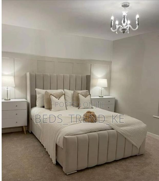 6 by 6 Contemporary Bed Design With Side Drawers