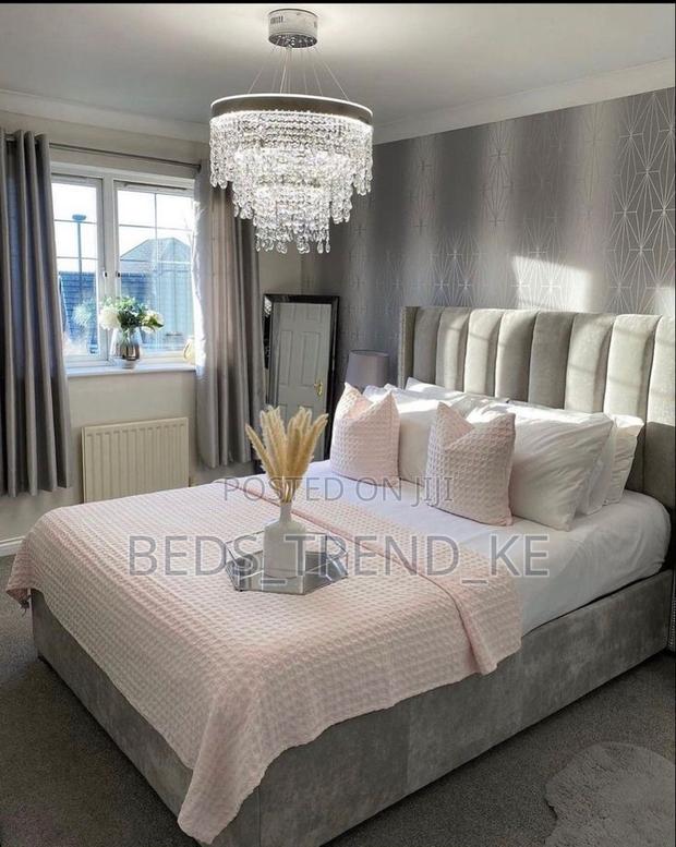 6 by 6 Contemporary Bed Design With Side Drawers - thumbnail 2
