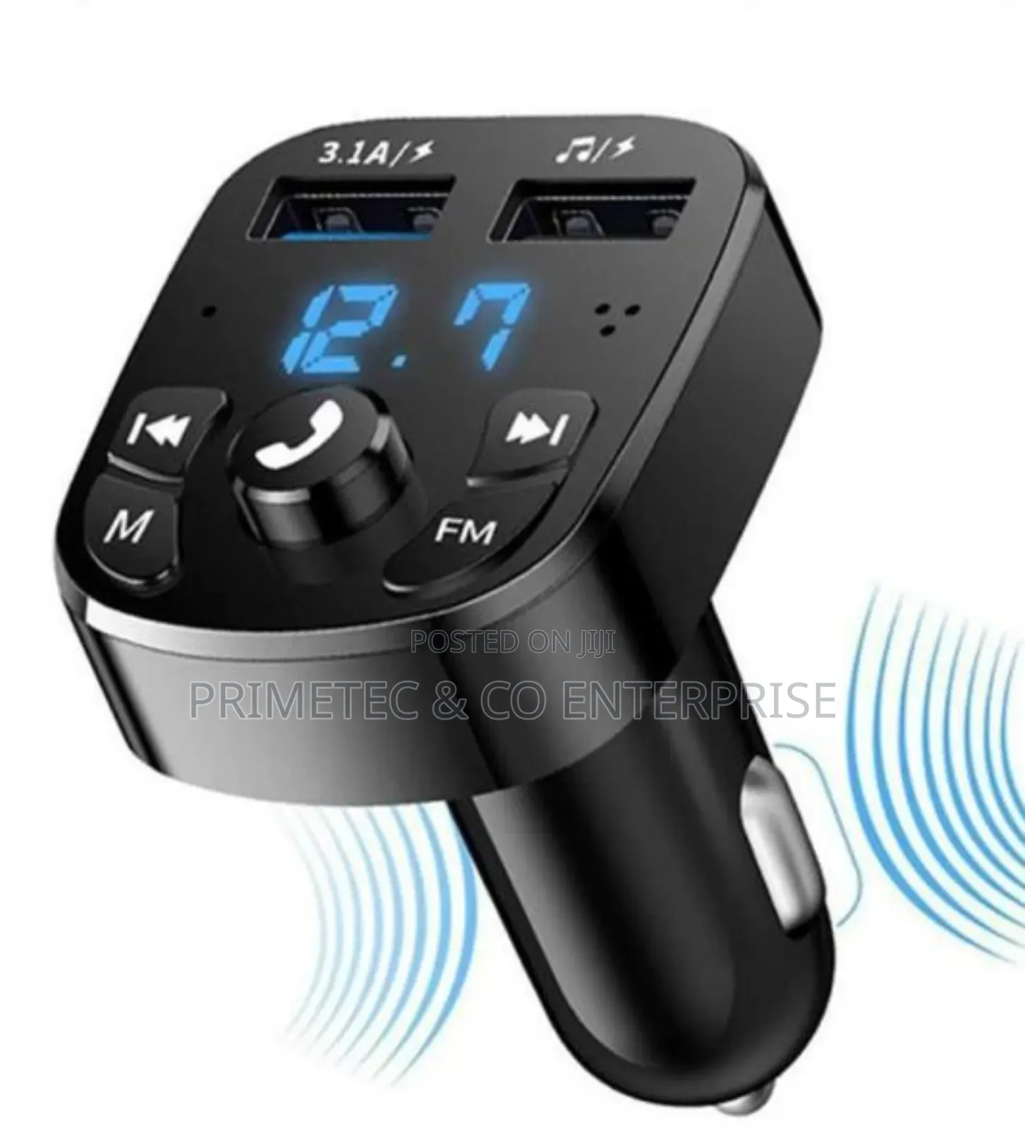 Car Charger With Fm Transmitter,Mp3 Player