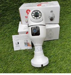 PTZ Home Security CCTV Dual Hot Wifi Bulb Camera