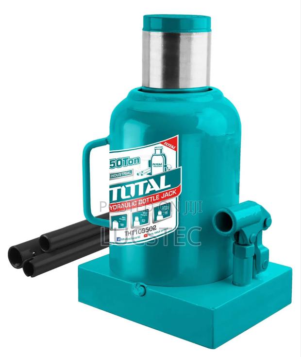 Total Hydraulic Bottle Jack 50t, Model Tht109502. - thumbnail 3