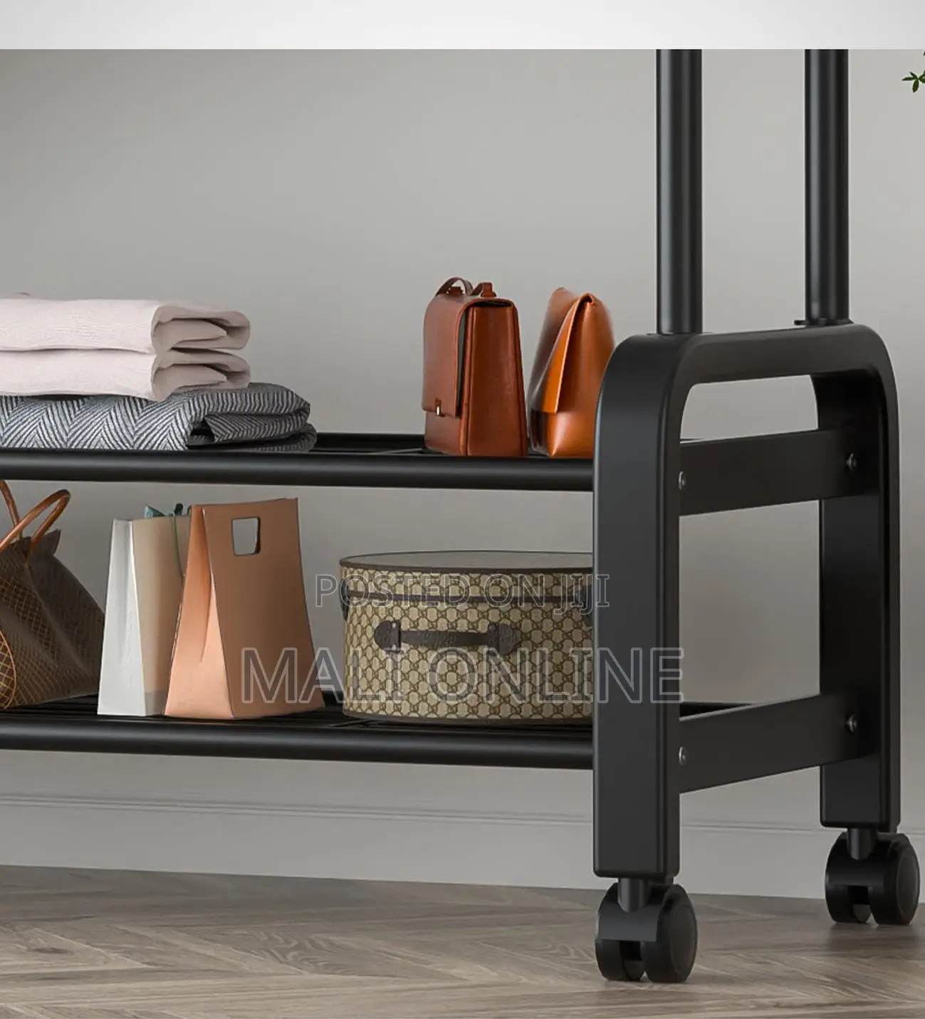 3-in-1 Heavy-duty Metal Clothes Rail Rack