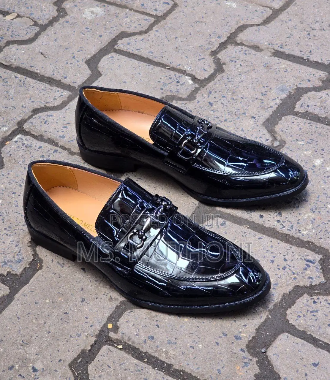 Quality Black Men Moccasins Loafers Sizes: 40 -45
