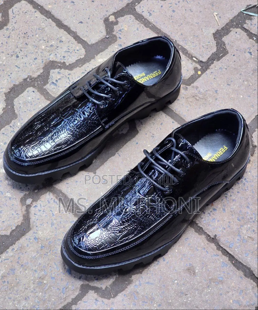Laced Black Men’S Moccasin Sizes: 40 41 42 43 44 45