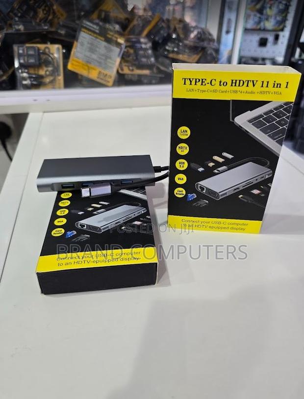 11 in 1 Type-C Hub Adapter Usb C Laptop Docking Station Type - main view