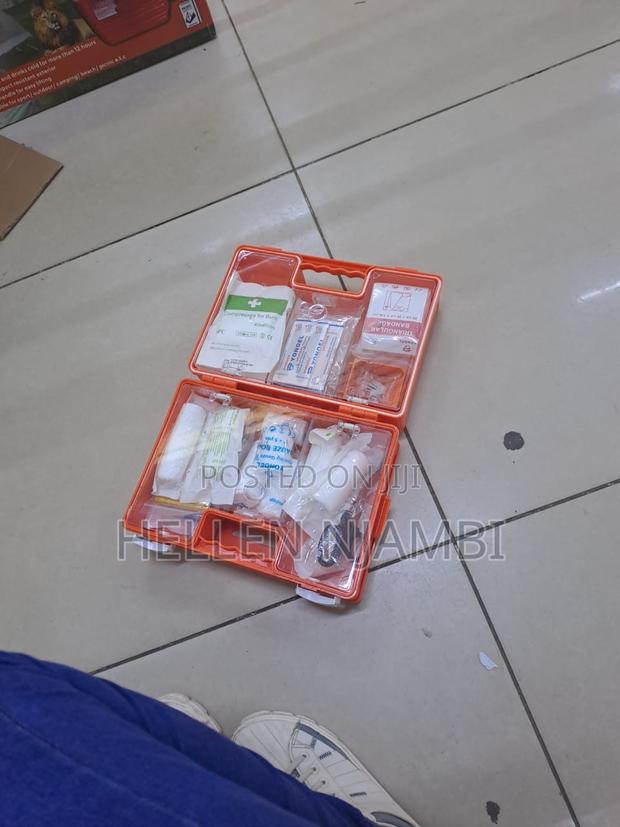 Medium Red First Aid Kit - main view