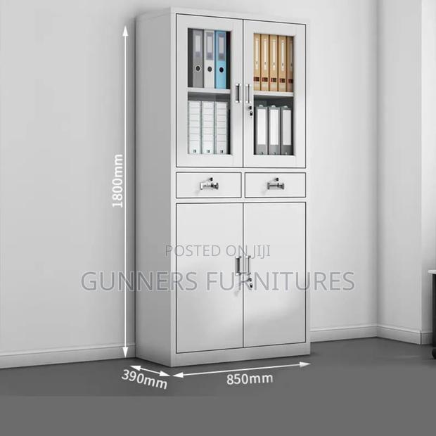 Metallic Office Cabinet - main view