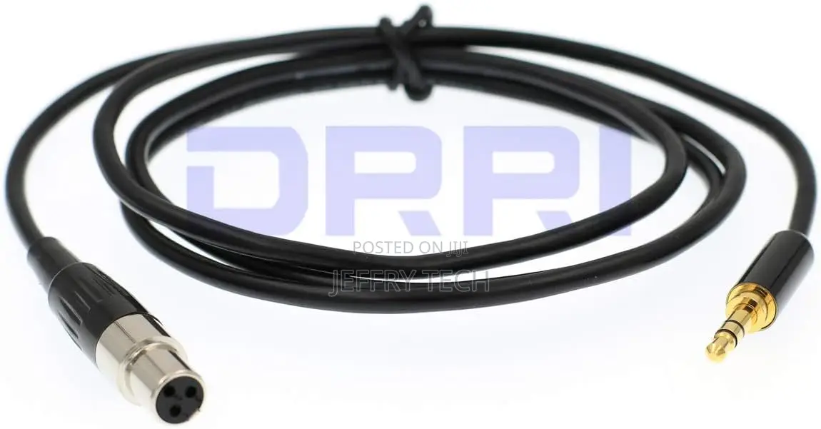 XLR Female to 3.5mm TRS Male Per Lapel Microphone Audio Cabl