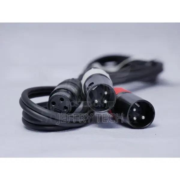 Sound Master Y Cable 2 Male XLR to 1 Female XLR 1.5m