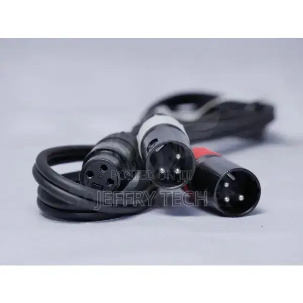 Sound Master Y Cable 2 Male XLR to 1 Female XLR 1.5m