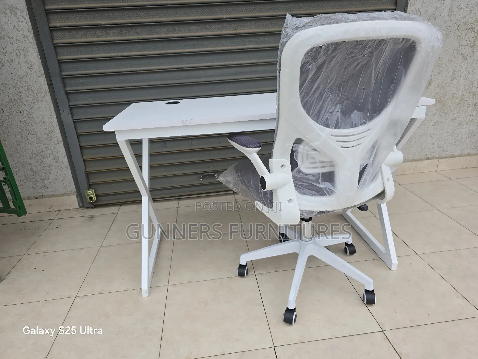 Office Desk And Chair.