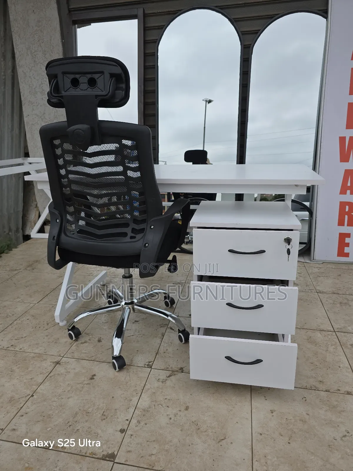 Office Desk And Chair.