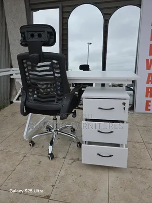 Office Desk And Chair.