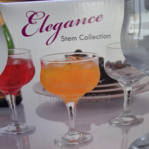 3pc Elegance Stem Wineglass
Capacity: 278ml