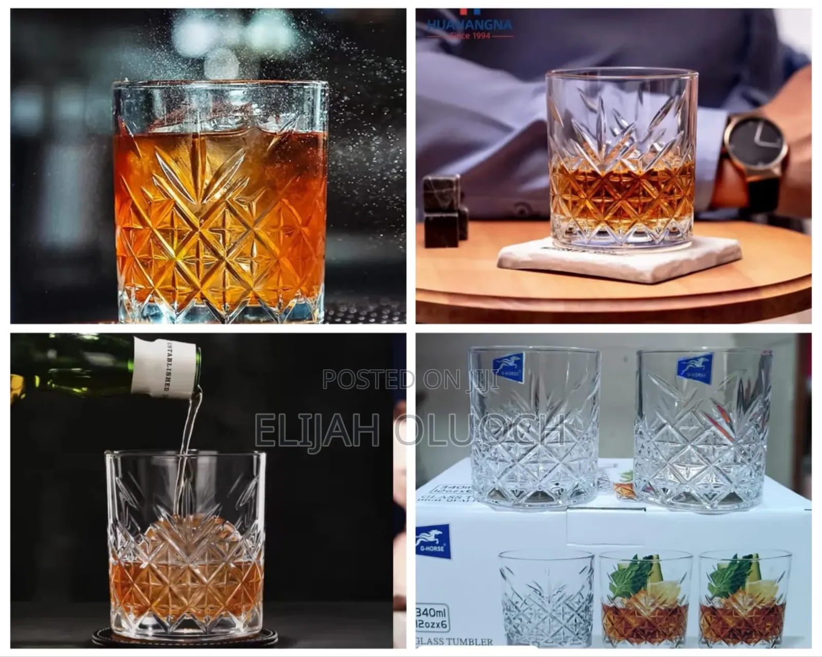 *Trendy Whisky Glass* *Capacity:* 340ml