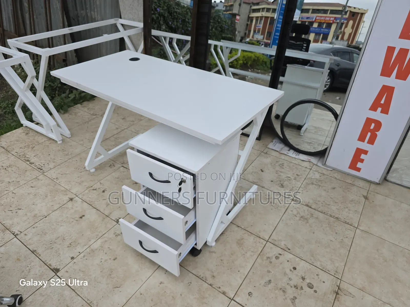 Combo Desk And Pedestal.