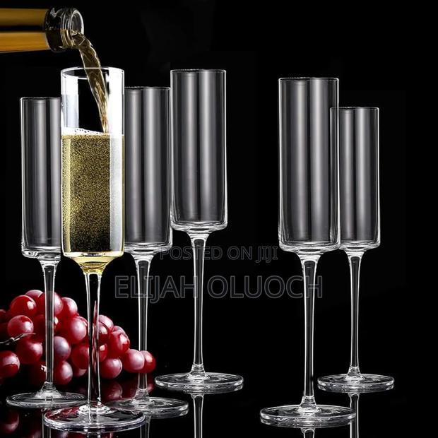 Long Luxe Champagne Glasses - main view