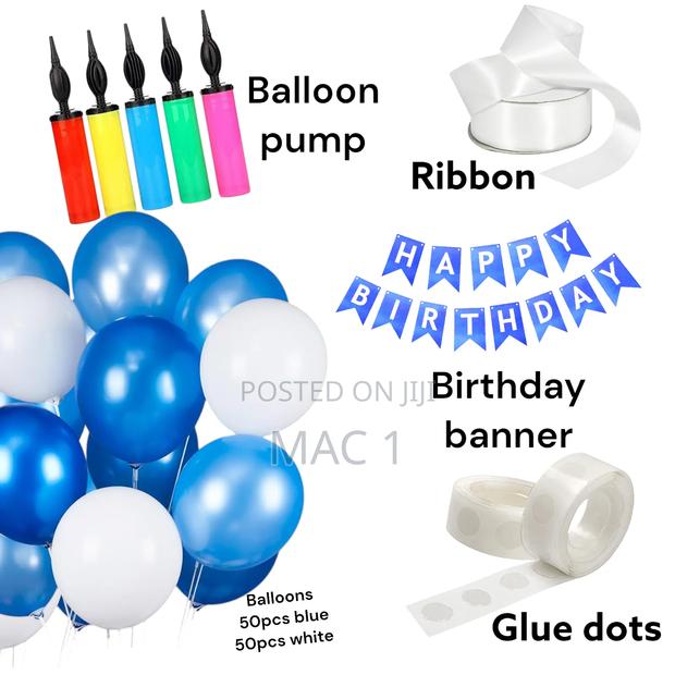 Birthday Boy Decorations Balloons and Accessories - main view