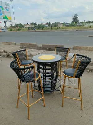 High Bar Set With Barrel Table, Latest Design 