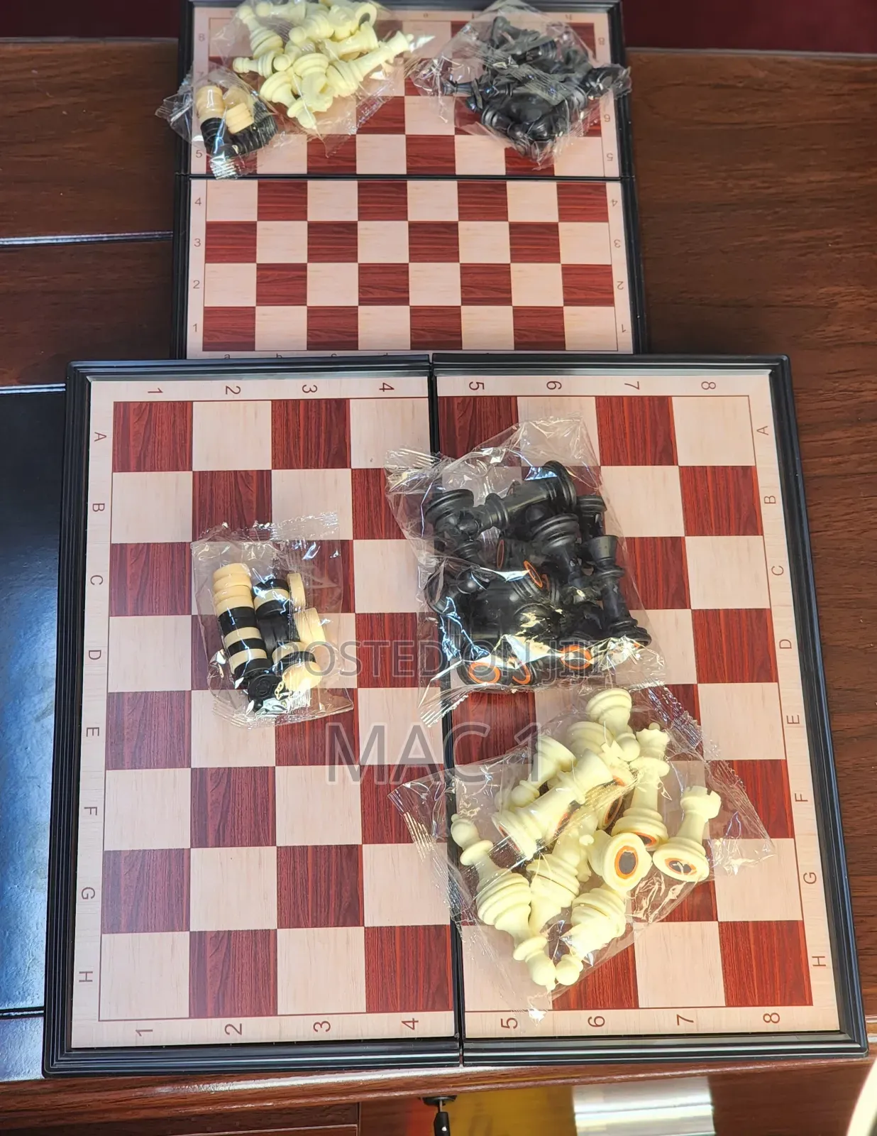 2 in 1 Chess Game Magnetic Board Game