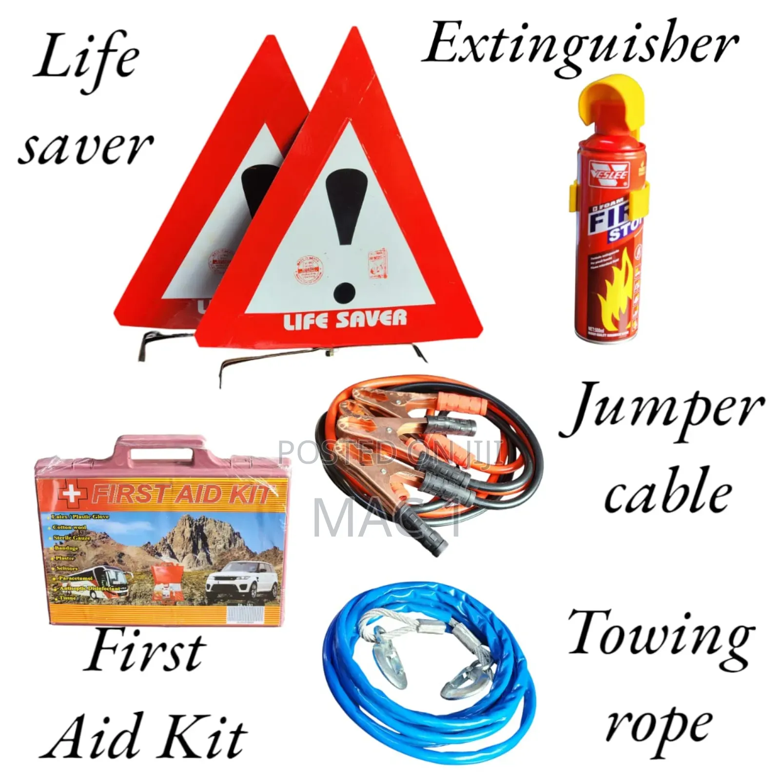5 in 1 Car Emergency Survival Kit Ntsa PSV Requirements