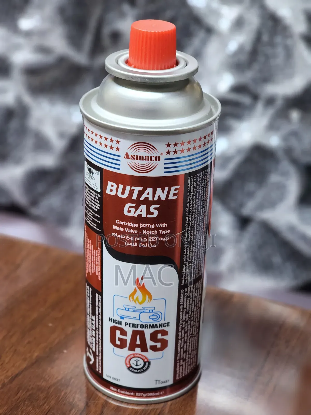 Butane Gas Set of 4