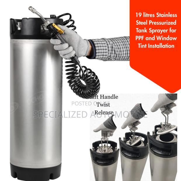 Pressurized Tank Sprayer for PPF Window Tint Installation - main view