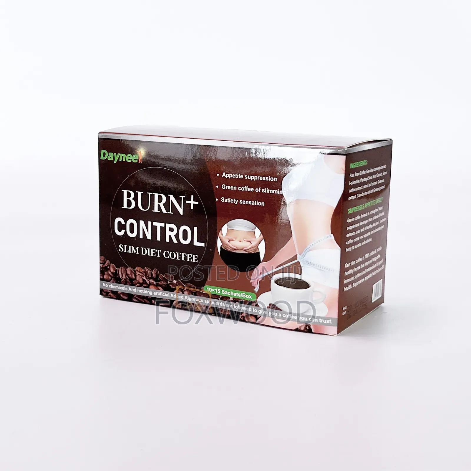 Natural Herbal Burn + Control Slim Diet Coffee Weight Loss