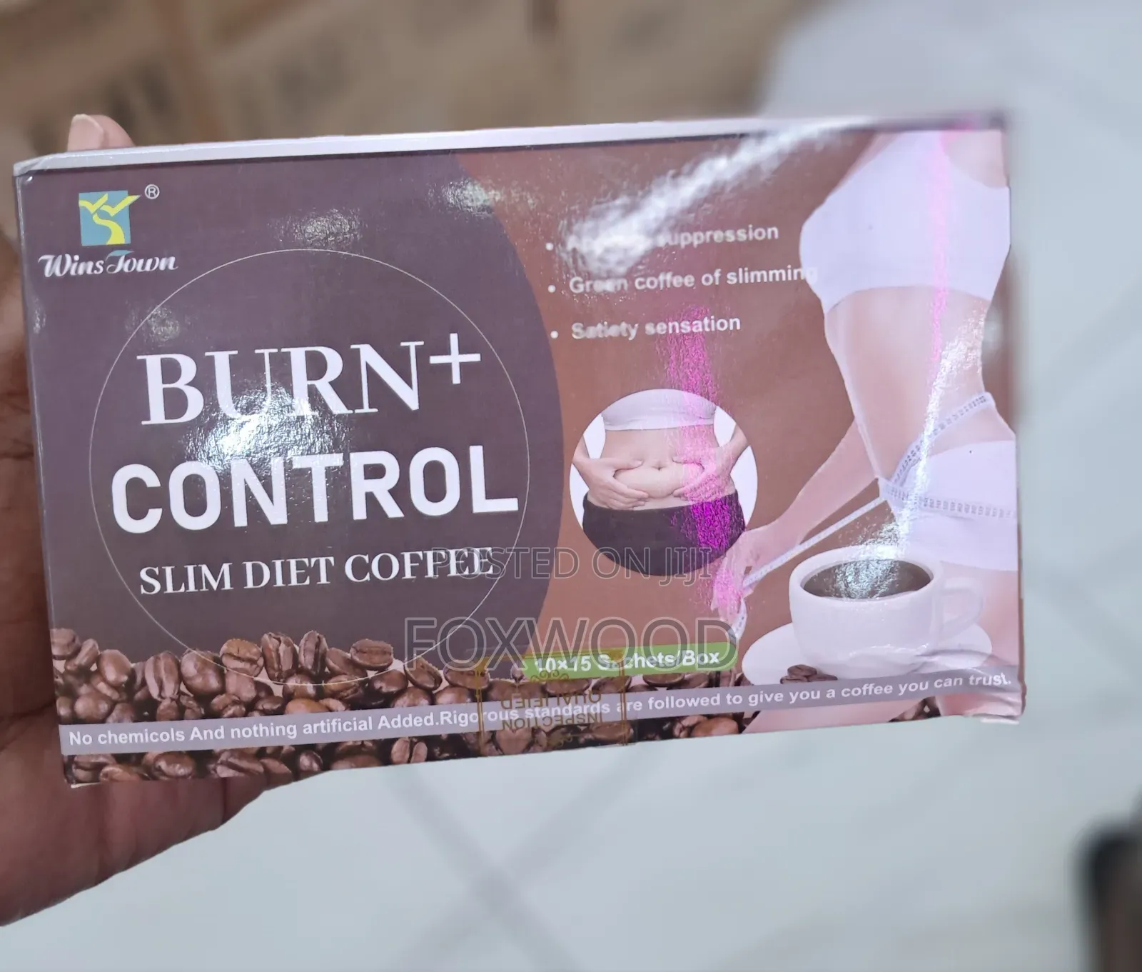 Natural Herbal Burn + Control Slim Diet Coffee Weight Loss