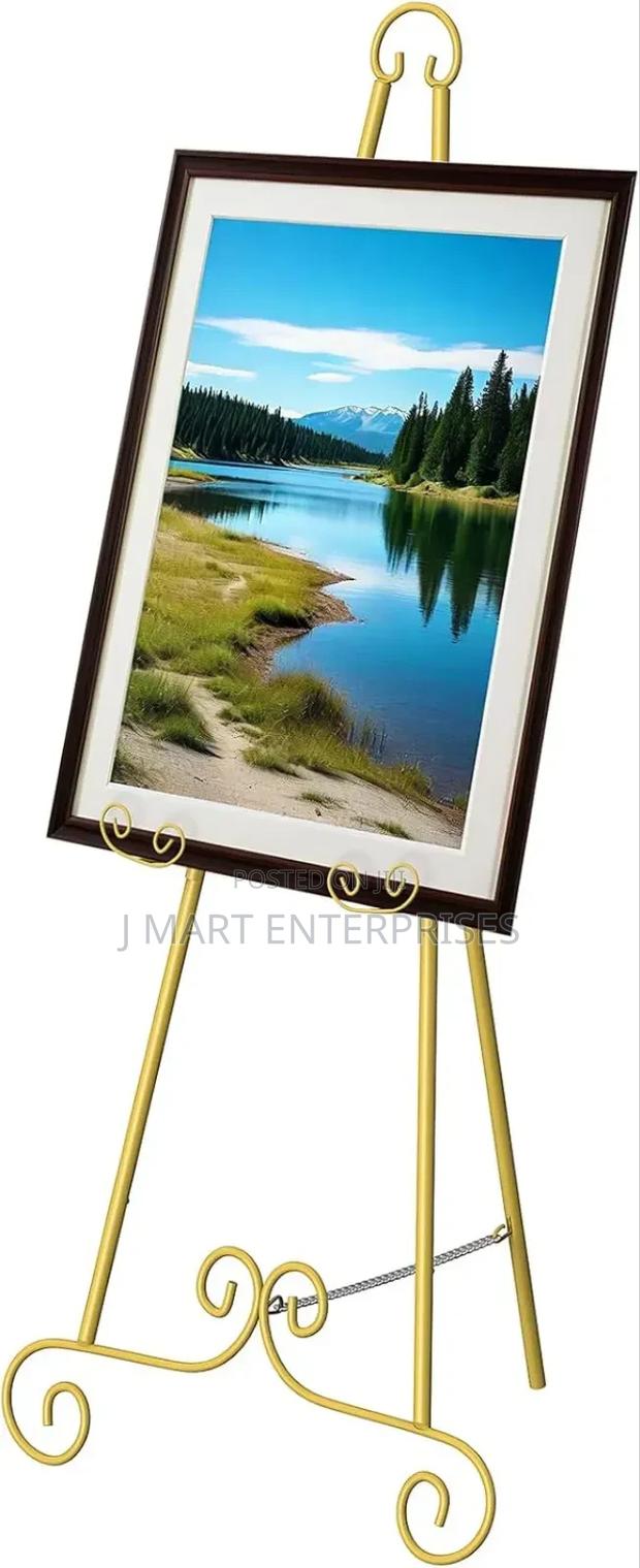 Gold Easel Stand for Sign - thumbnail 4