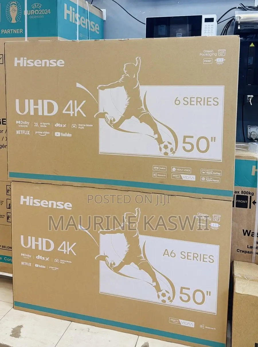 Hisense 50” Inch Smart Vida Uhd 50 A6,Series 6 (2025
