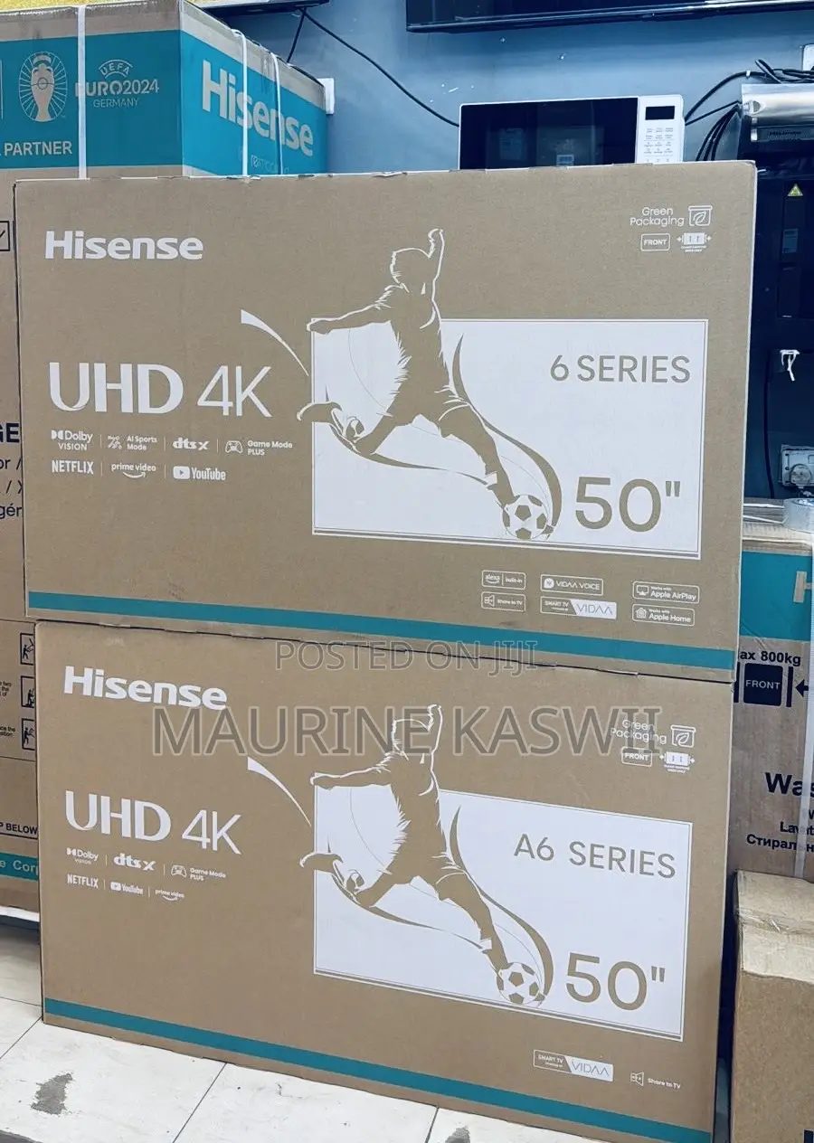 Hisense 50” Inch Smart Vida Uhd 50 A6,Series 6 (2025