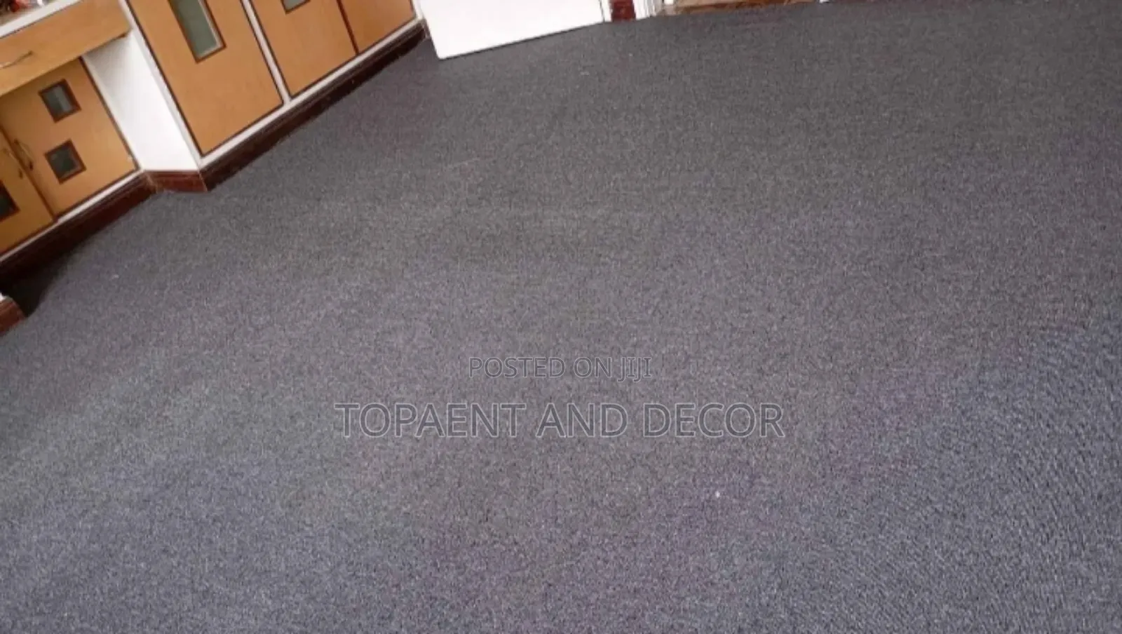 Modern Textured Grey Delta Wall to Wall Carpet